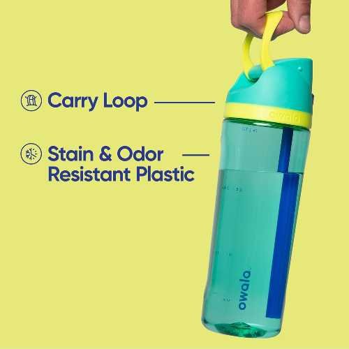 Owala Water Bottle: FreeSip Clear Tritan Plastic Water Bottle with Straw,  BPA-Free Sports Water Bottle, Great for Travel - Classy Water Bottle